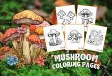 Printable:6iucuxqoz6w= Mushroom Coloring Pages