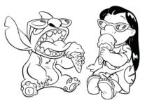 Printable:4qlybpawtmw= Lilo and Stitch Coloring Pages