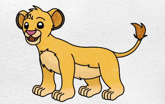 Drawing:Csdu9koot1m= Simba